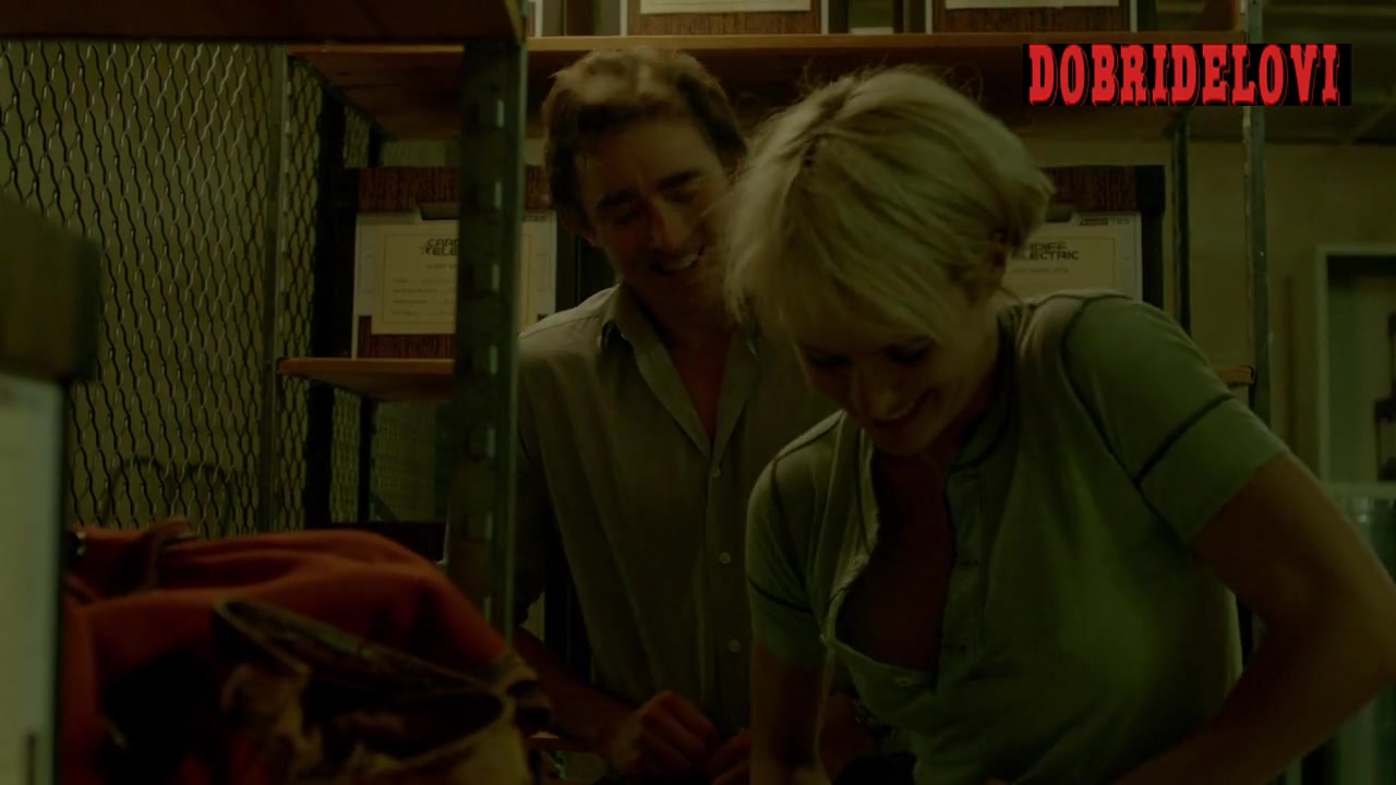 Mackenzie Davis sex in storage room scene from Halt and Catch Fire