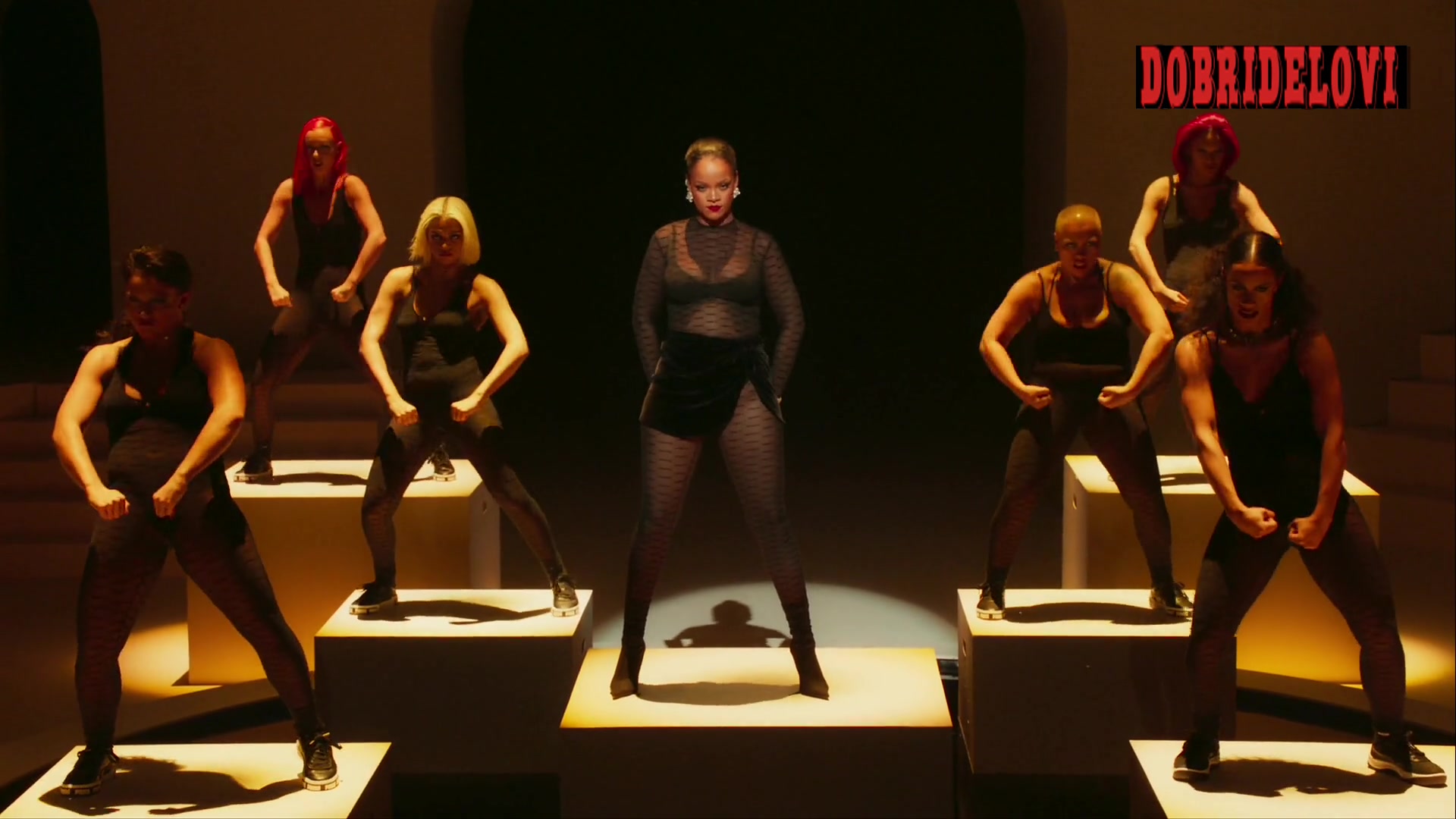 Rihanna dancing scene from Savage X Fenty Show
