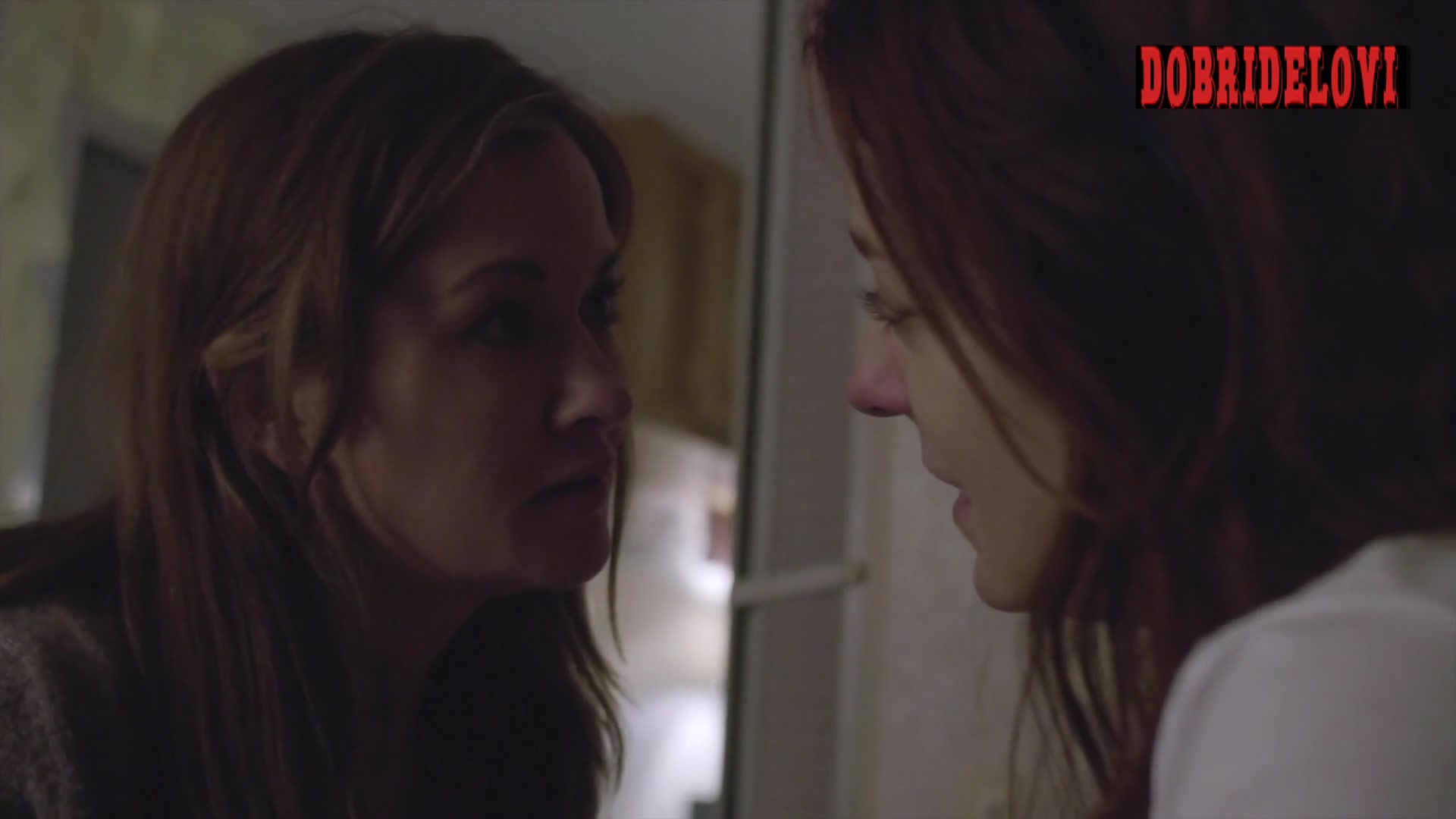 Megan Hayes, and Catherine Taber lesbian scene from Haven's End