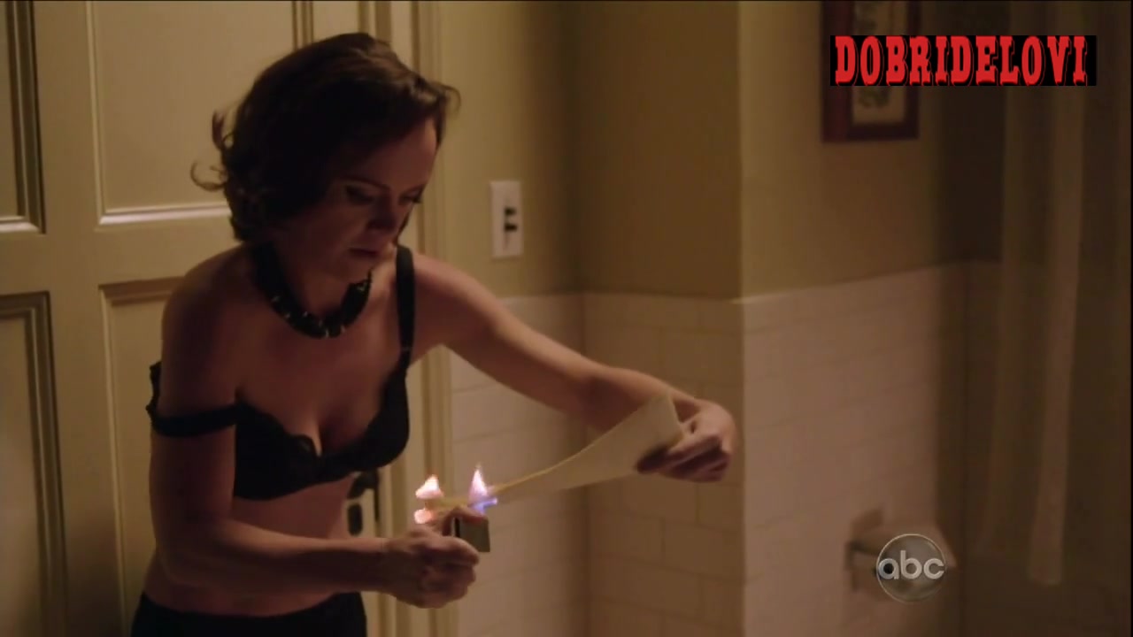 Christina Ricci gets out of bed and starts fire scene from Pan Am