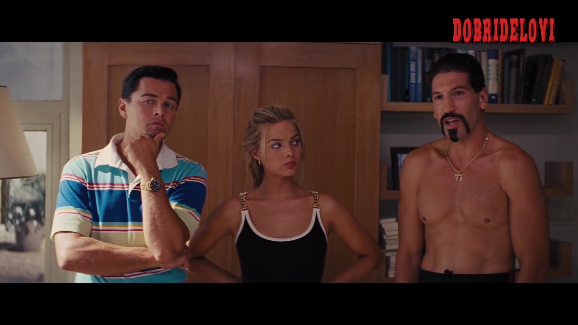 Margot Robbie and Katarina Čas sexy scene from The Wolf of Wall Street