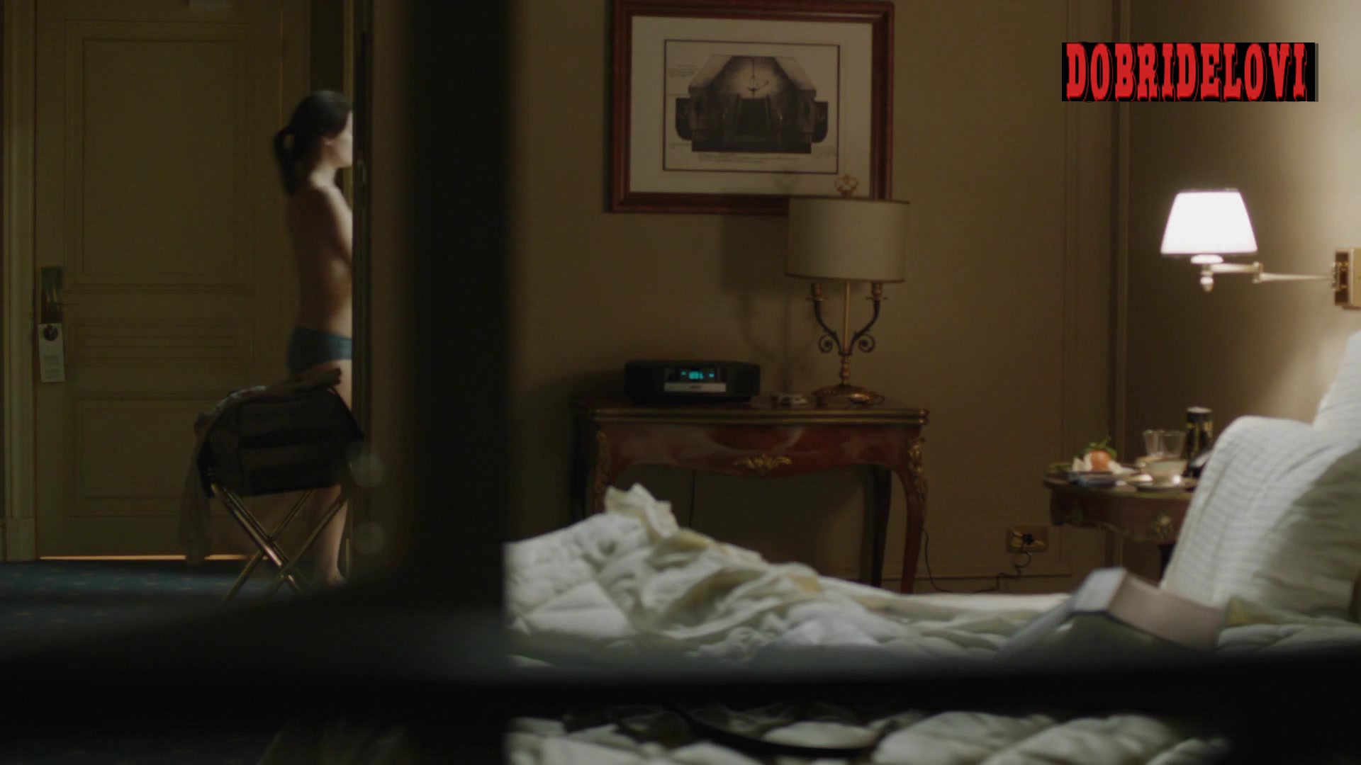 Olivia Wilde getting out of bed scene from Third Person