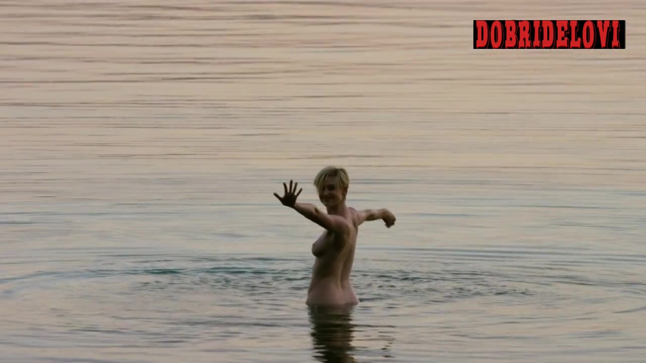 Elizabeth Debicki skinny dipping scene from The Night Manager