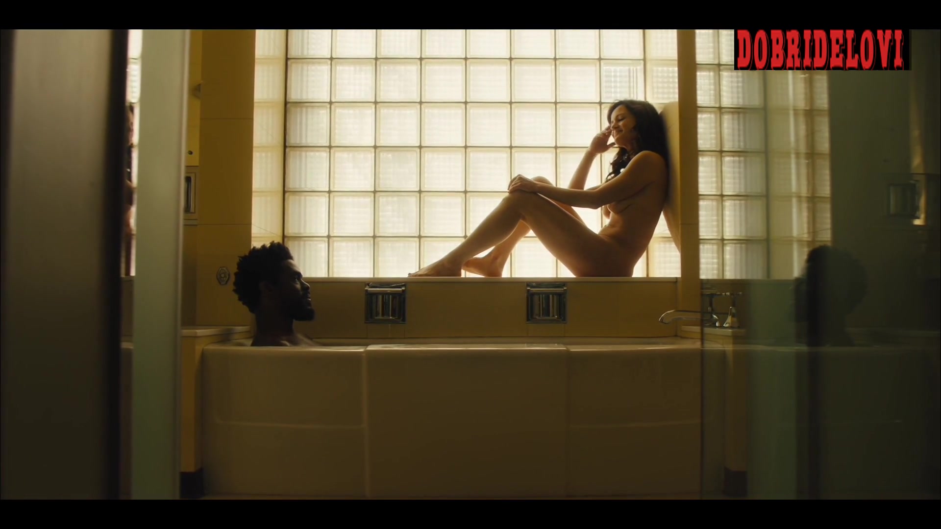 Carla Gugino nude in tub scene from Jett