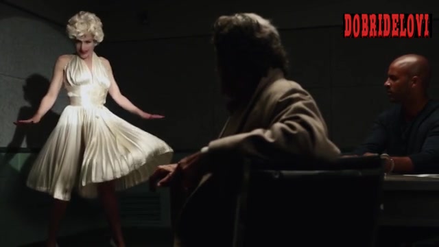 Gillian Anderson marilyn monroe fantasy scene from American Gods video image