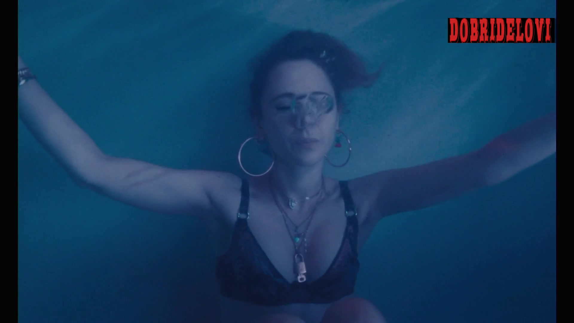 Juno Temple tripping in the pool scene from Lost Transmissions
