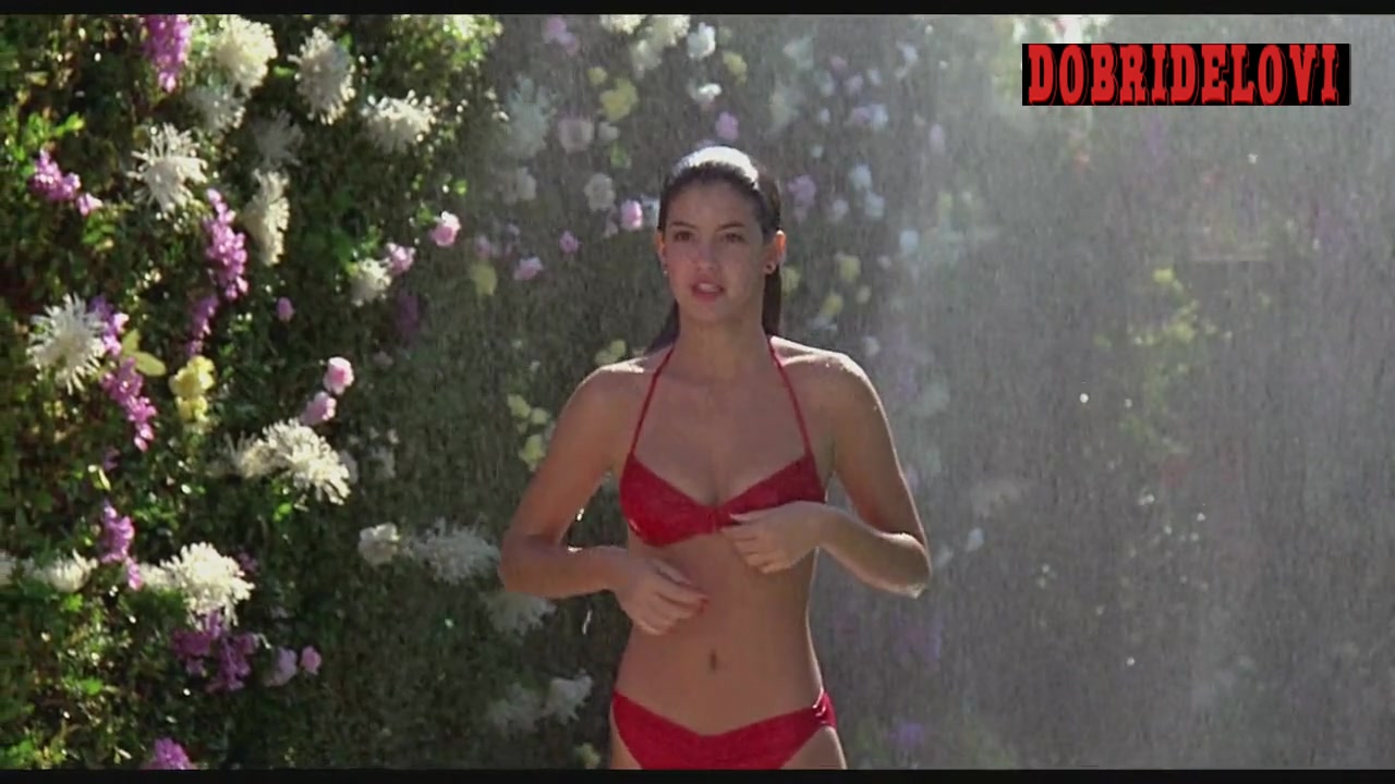 Phoebe Cates unbuttons red bikini scene from Fast Times at Ridgemont High