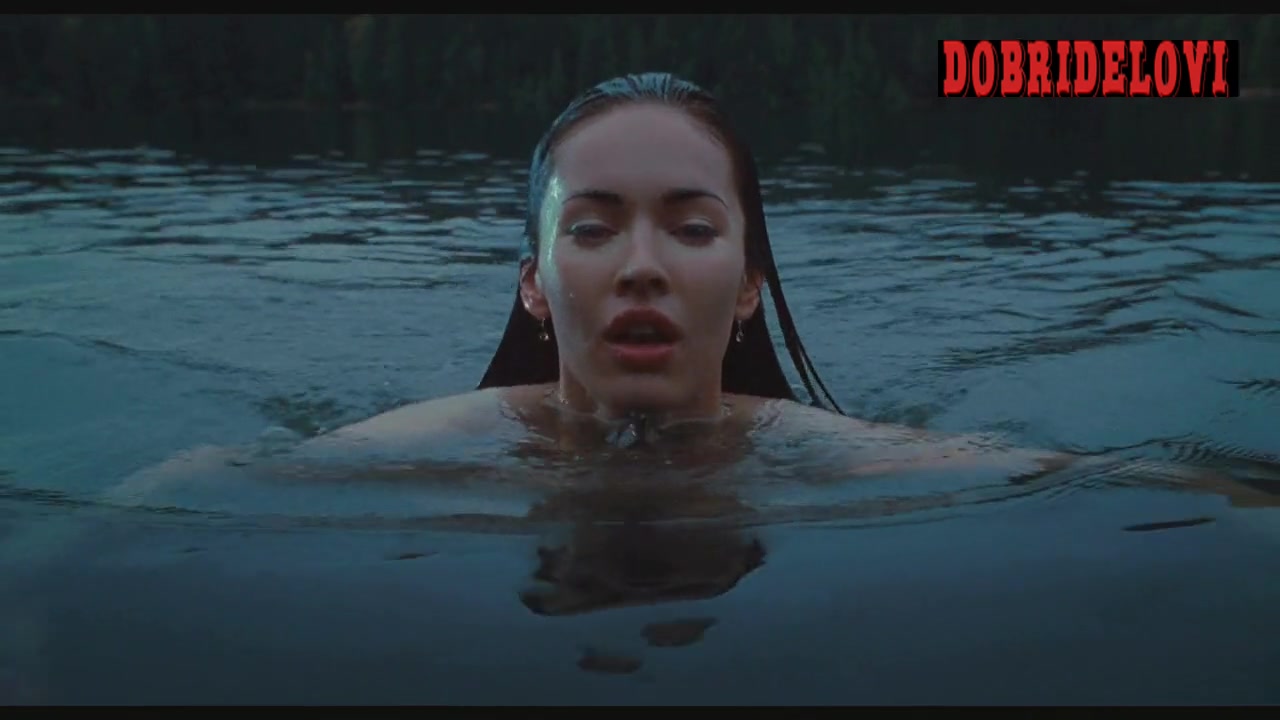 Megan Fox sexy water dripping in pier scene from Jennifer's Body