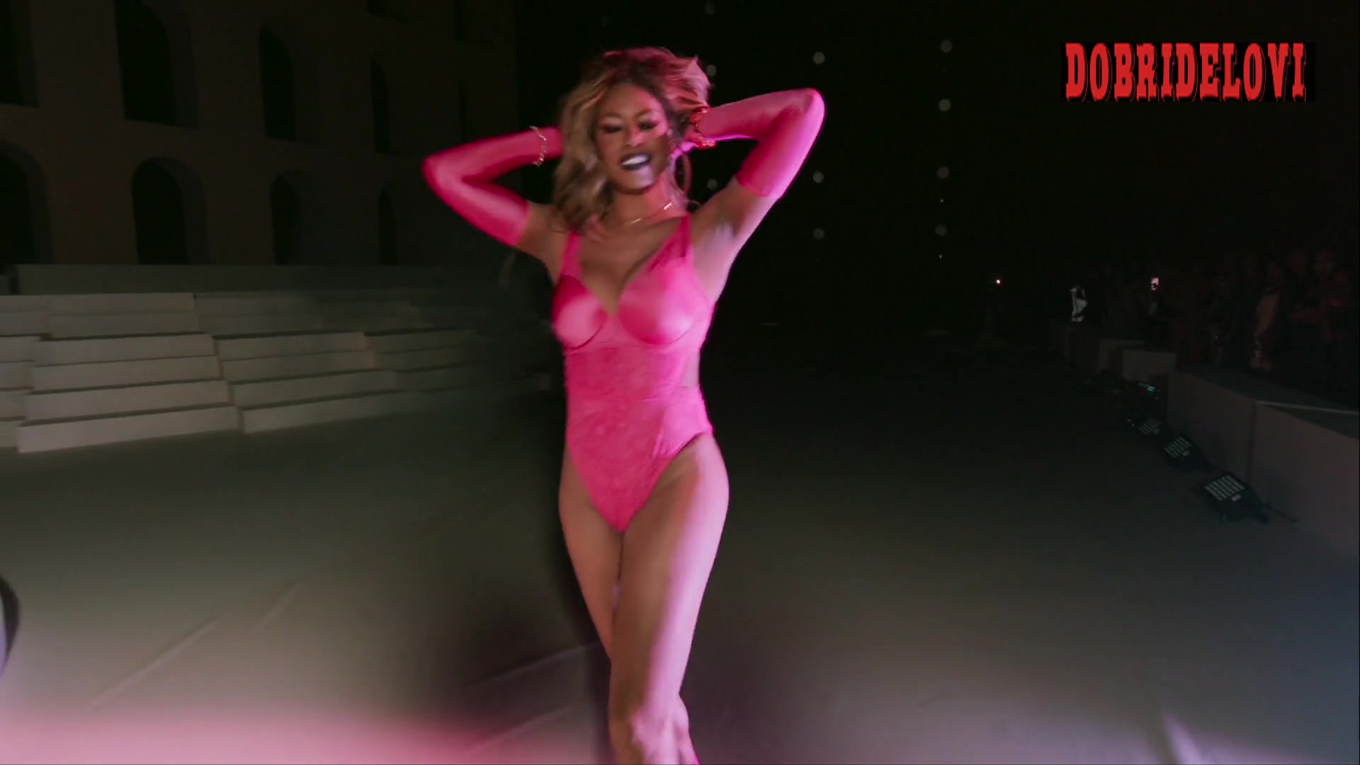 Laverne Cox dancing scene from Savage X Fenty Show