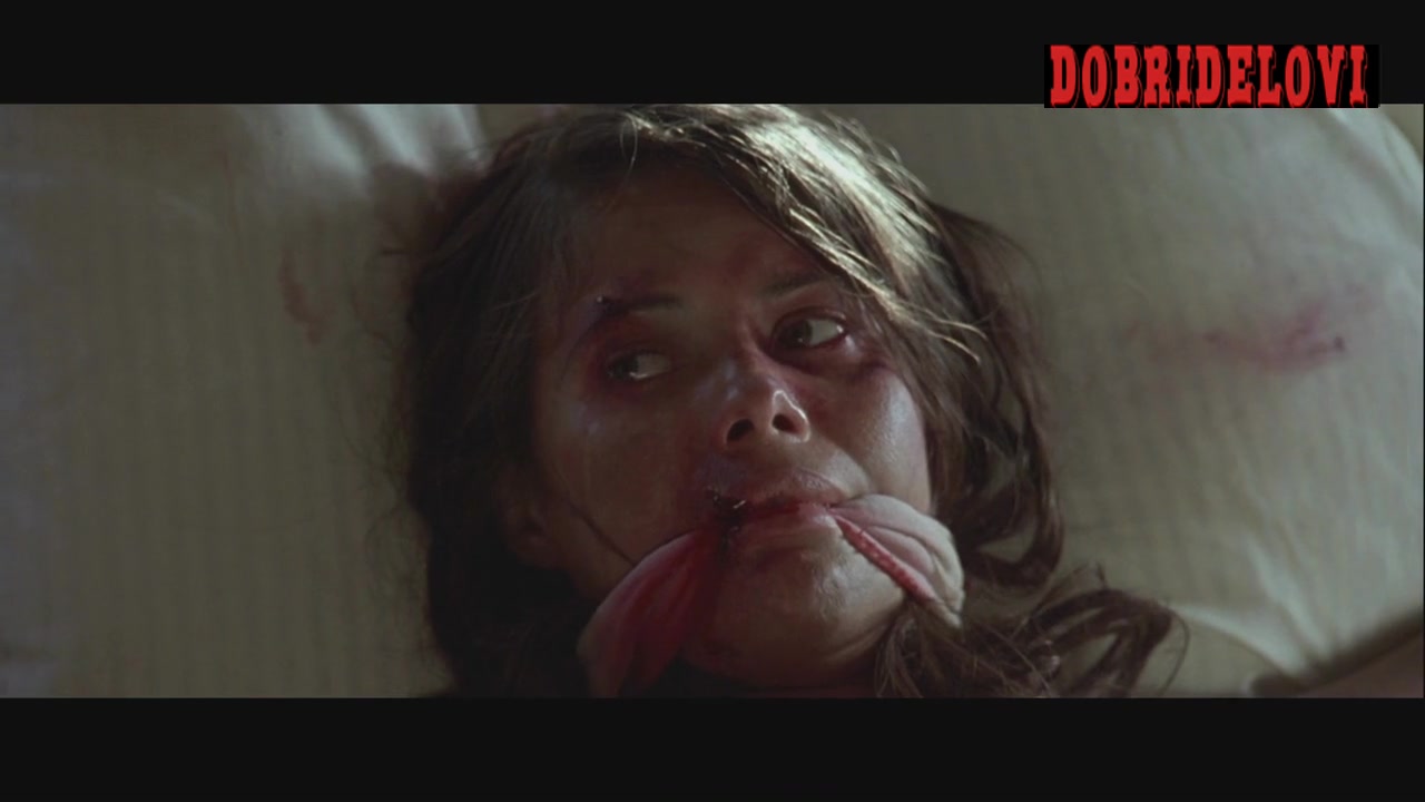 Marisol Padilla tied and naked in bed scene from L.A Confidential