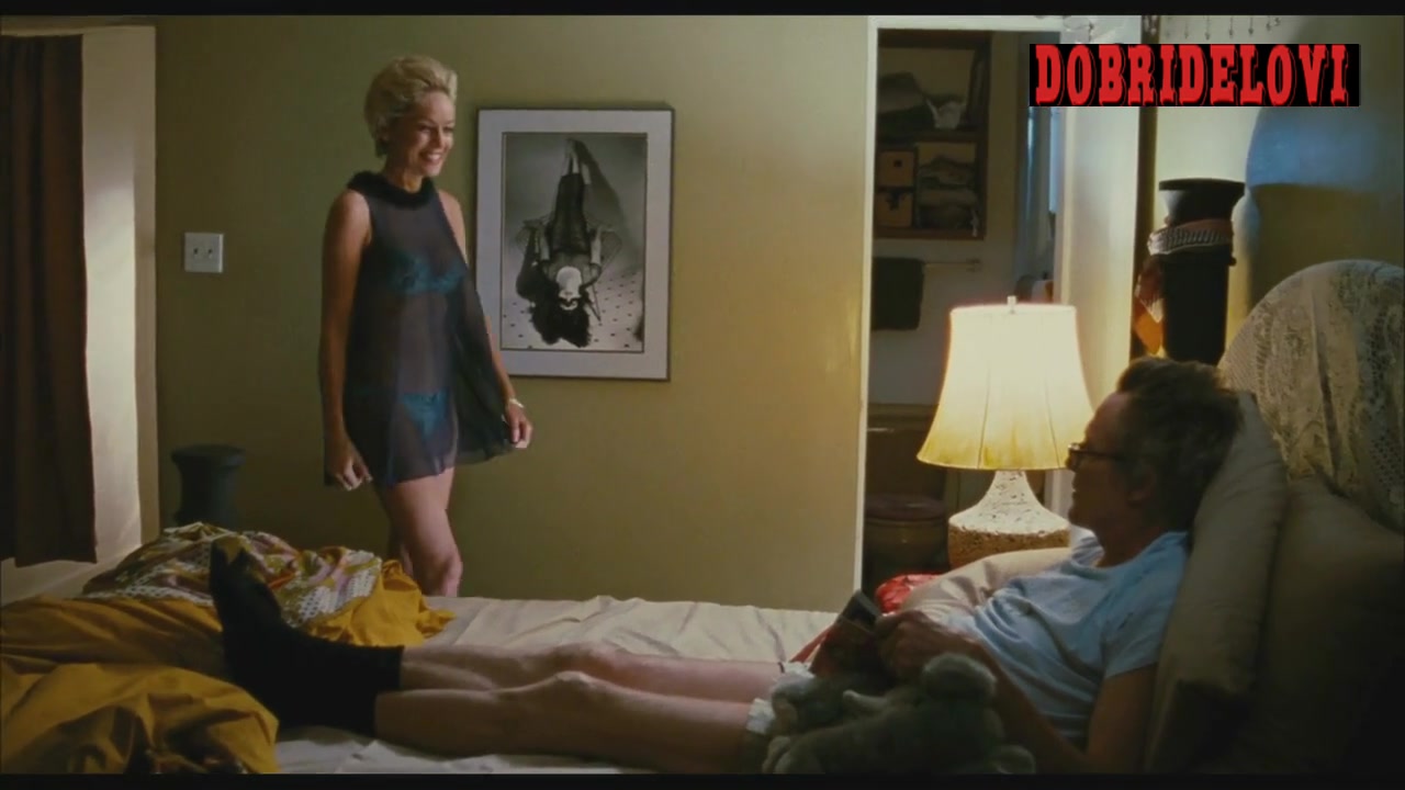 Sharon Stone bouncing on bed scene from $5 a Day