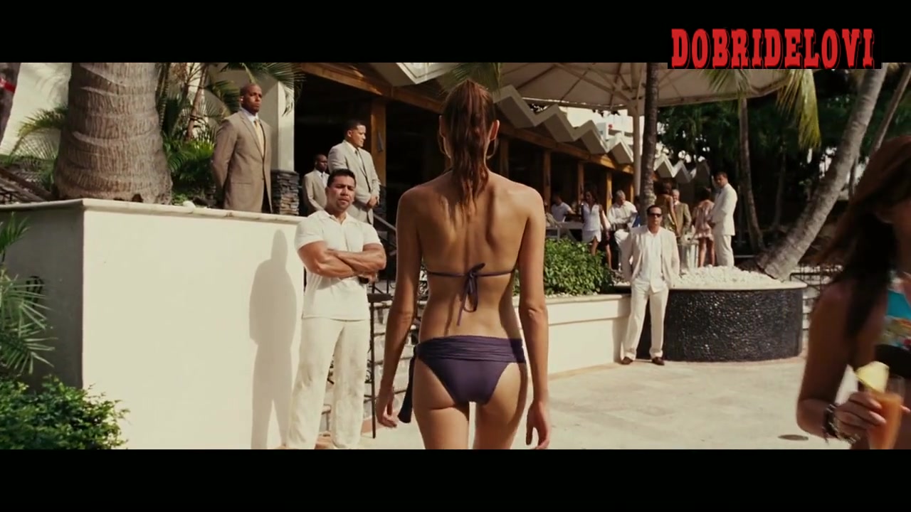 Gal Gadot bikini scene from Fast Five video image