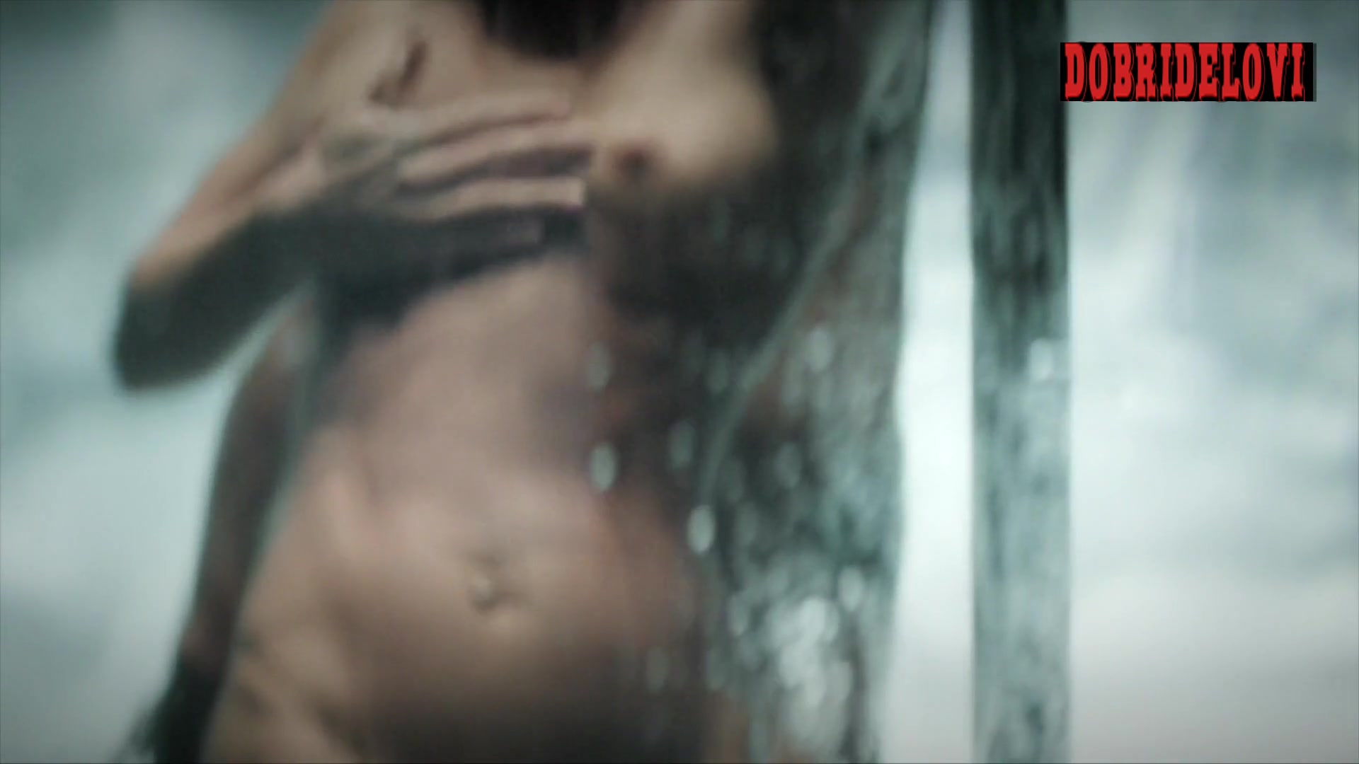 Diana Durango dancing in the shower scene from Wild Card