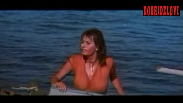Sophia Loren coming out of ocean scene from Boy on a Dolphin