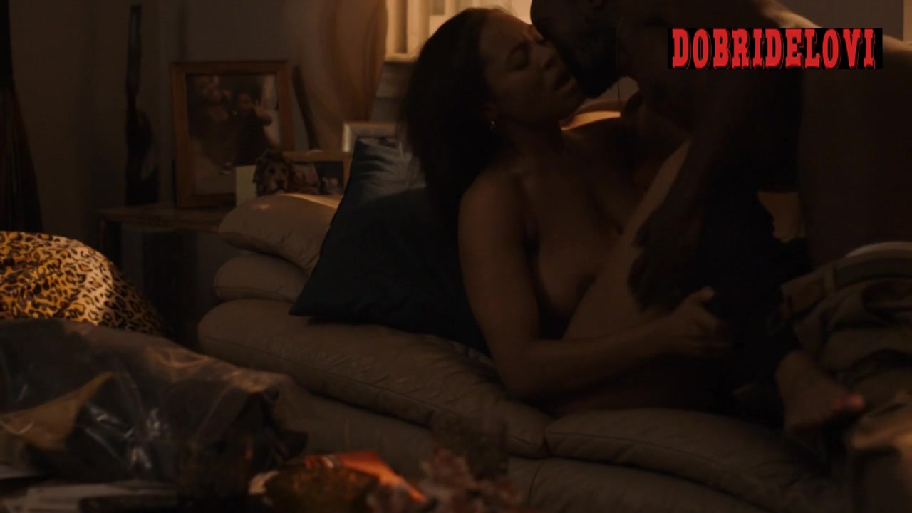 Tai Isha sex on couch scene from The Chi