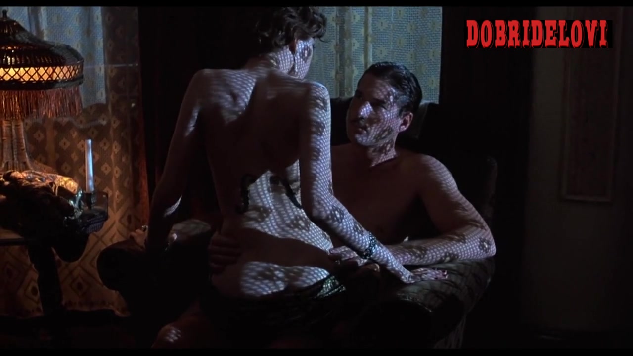 Diane Lane nude sitting on top of Richard Gere scene from The Cotton Club
