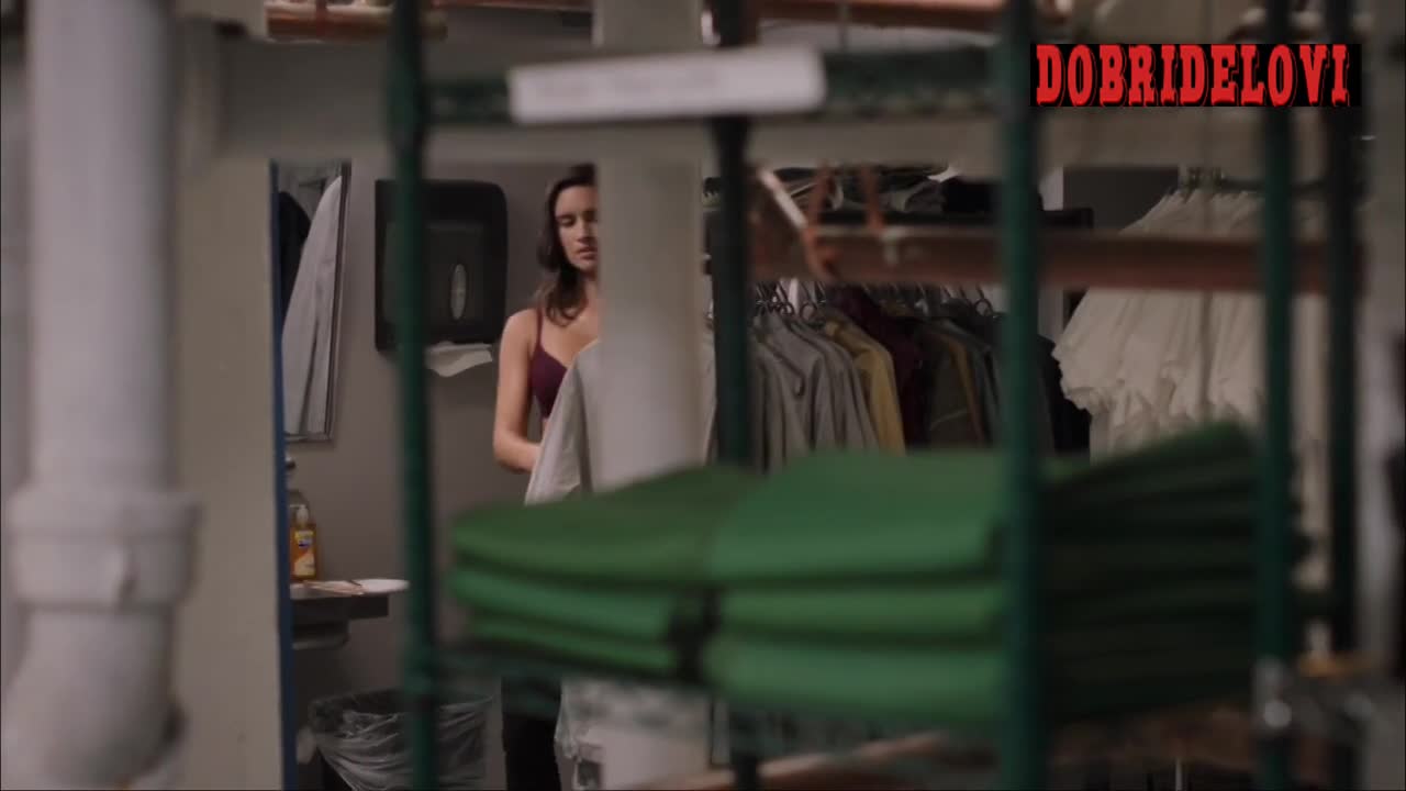 Kristina Emerson changing clothes scene from The Chi
