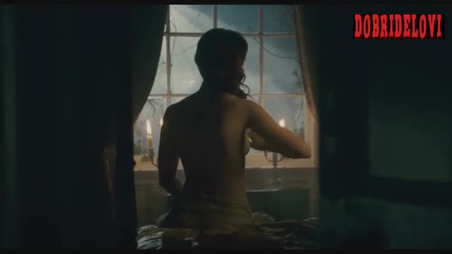 Emily Blunt sideboob scene from The Wolfman