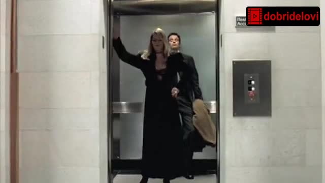 Watch Kristy Swanson elevator undressing scene from Zebra Lounge video