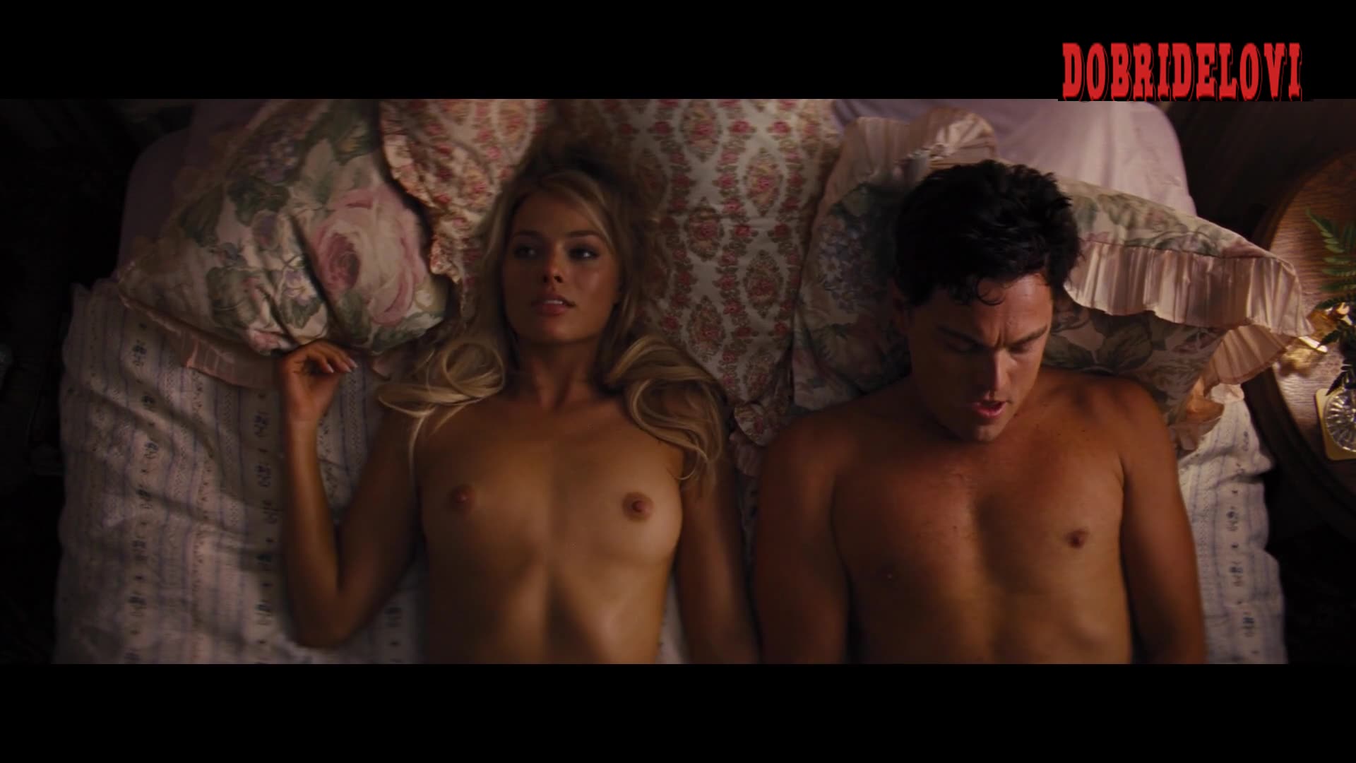 Margot Robbie full frontal in The Wolf of Wall Street video image