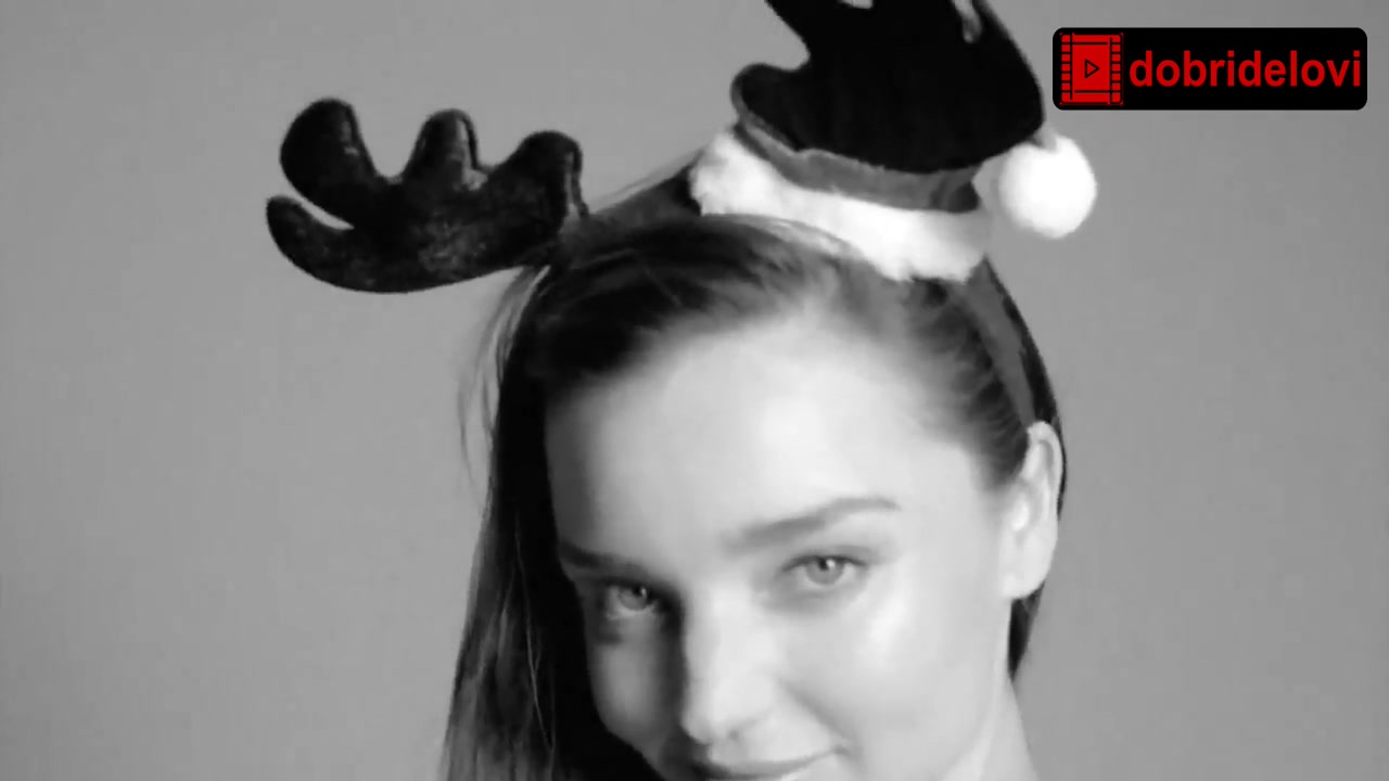 Watch Miranda Kerr photo shoot for LOVE Advent video