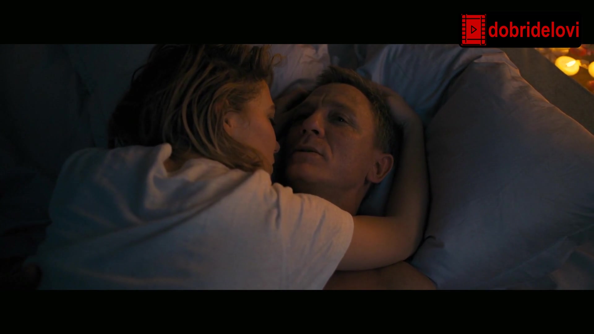 Léa Seydoux rolls in bed with Daniel Craig scene from No Time To Die