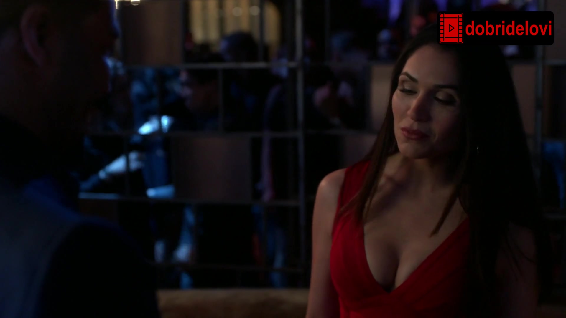Watch Lela Loren sexy red dress night club scene from Power video