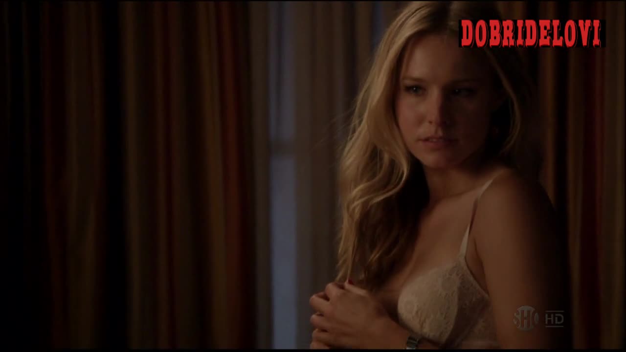 Kristen Bell dances in lingerie for dude in House of Lies
